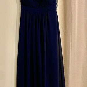 Prom or Bridesmaid Navy Blue Dress